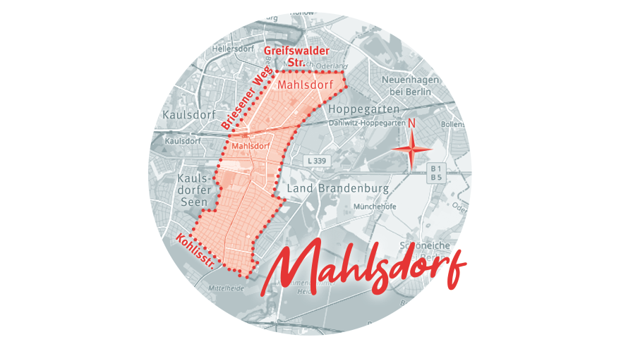 Karte Mahlsdorf Berlin