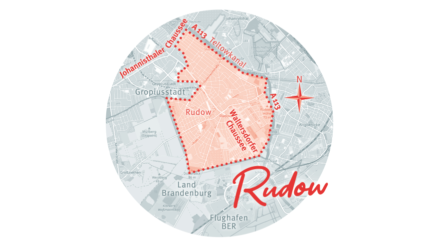 Karte Rudow Berlin
